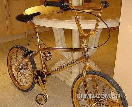 黃金的BMX自行車(chē)