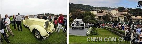 2011年加州圓石灘汽車巡展”(Concour de Elegance at Pebble Beach, CA)活動現(xiàn)場照片。